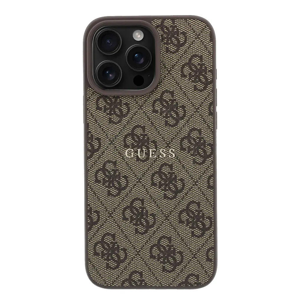 iPhone 16 Pro Max MagSafe Uyumlu 4G Desenli Kılıf - Guess Lisanslı