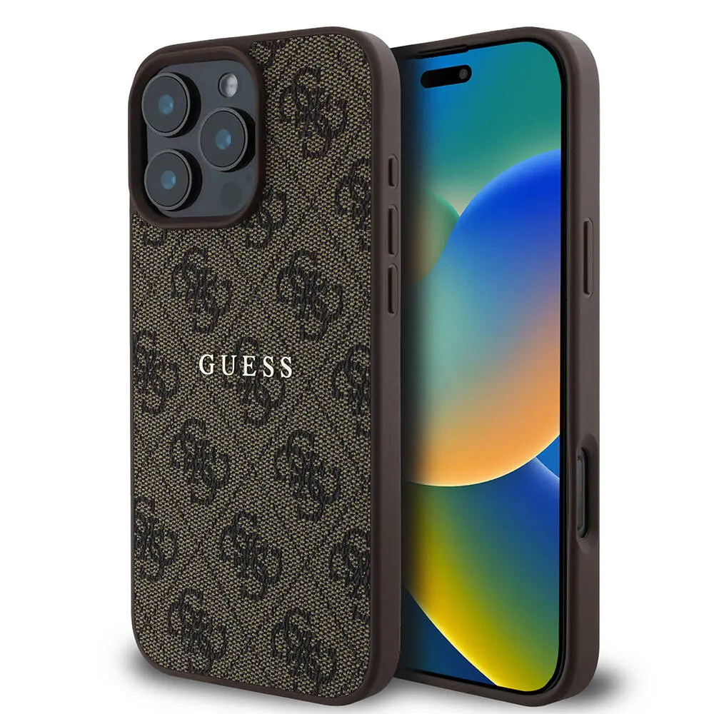 iPhone 16 Pro Max MagSafe Uyumlu 4G Desenli Kılıf - Guess