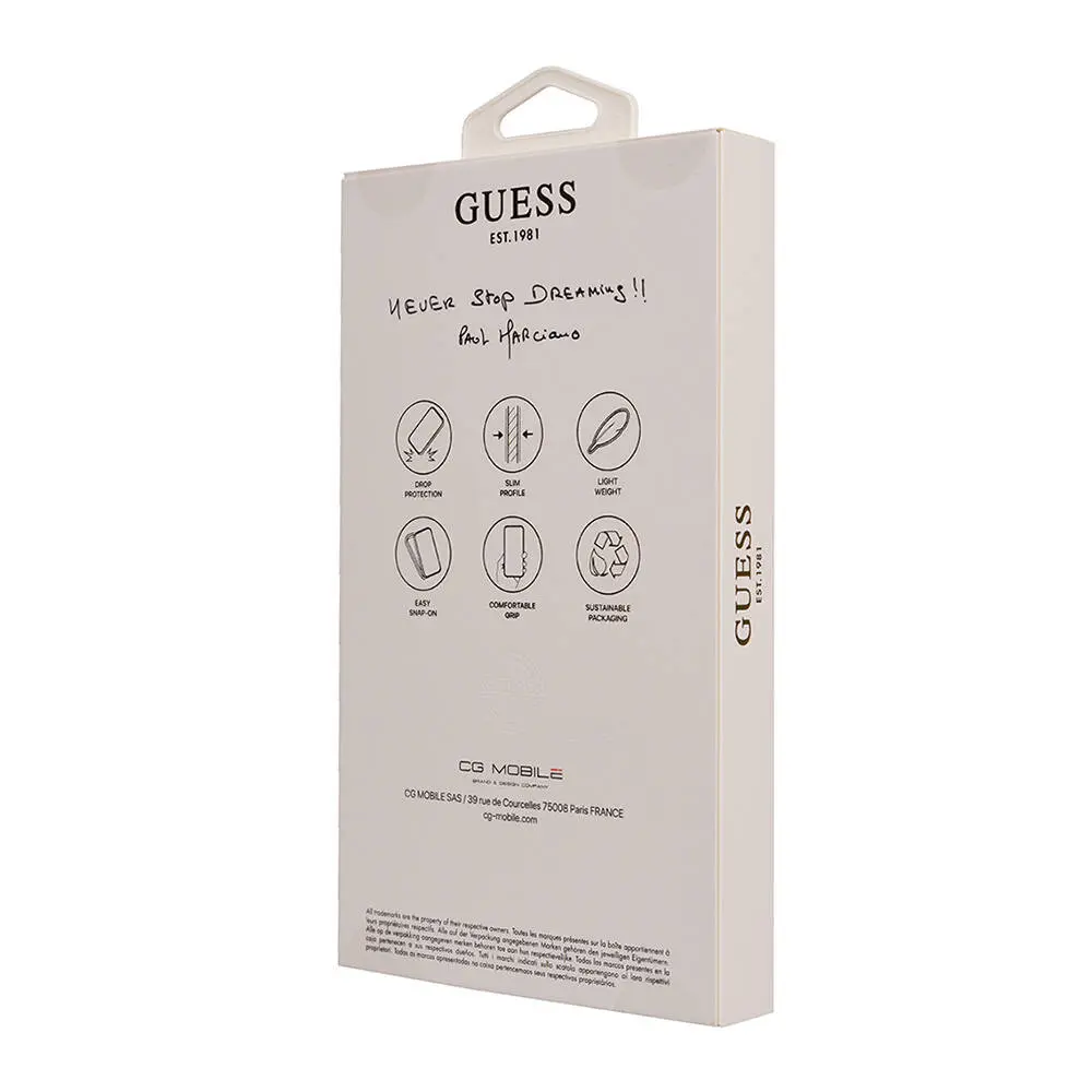 iPhone 16 Pro Max MagSafe Uyumlu Kılıf - Guess Small 4G Classic