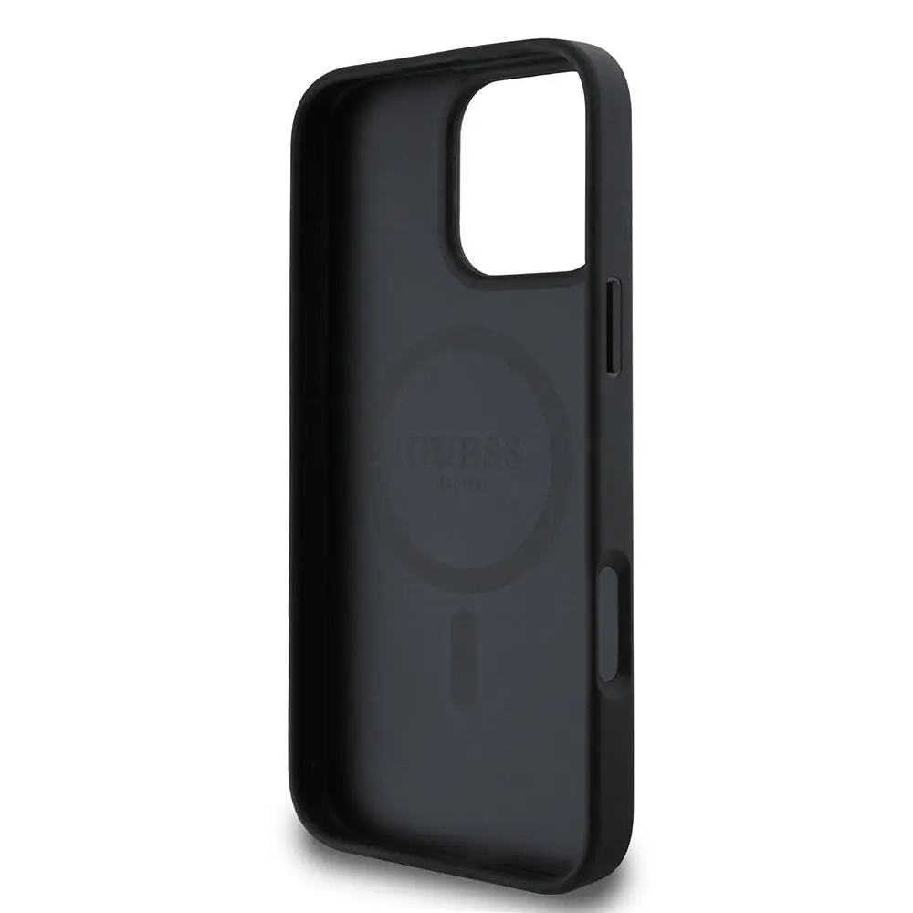 iPhone 16 Pro Max MagSafe Uyumlu Saffiano Kılıf - Guess Classic