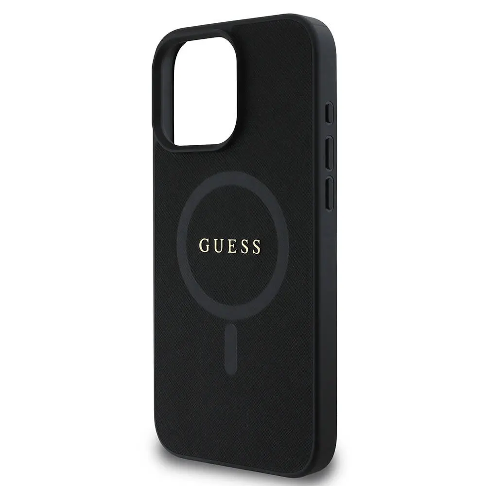 iPhone 16 Pro Max MagSafe Uyumlu Saffiano Kılıf - Guess Classic