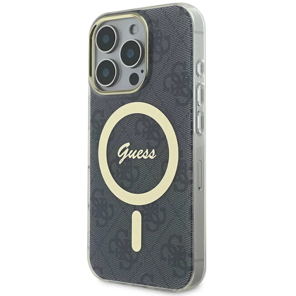 iPhone 16 Pro Max MagSafe Uyumlu 4G Desenli Kılıf - Guess