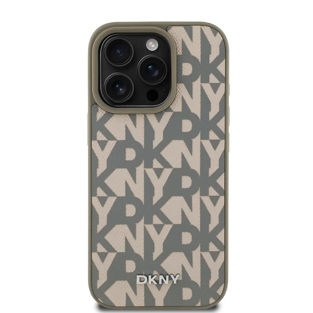 iPhone 16 Pro Max MagSafe Uyumlu Kılıf - DKNY Grid Pattern