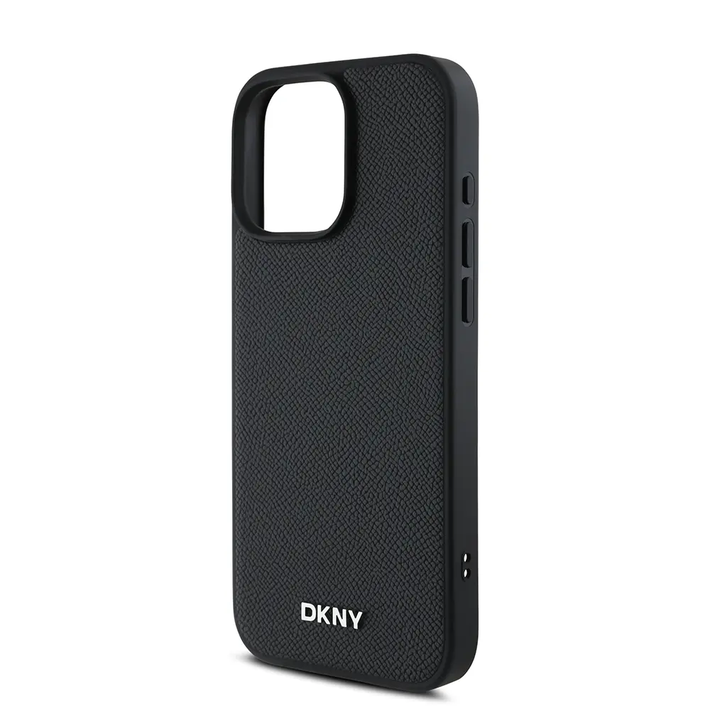 iPhone 16 Pro Max MagSafe Uyumlu PU Deri Kılıf - DKNY Lisanslı