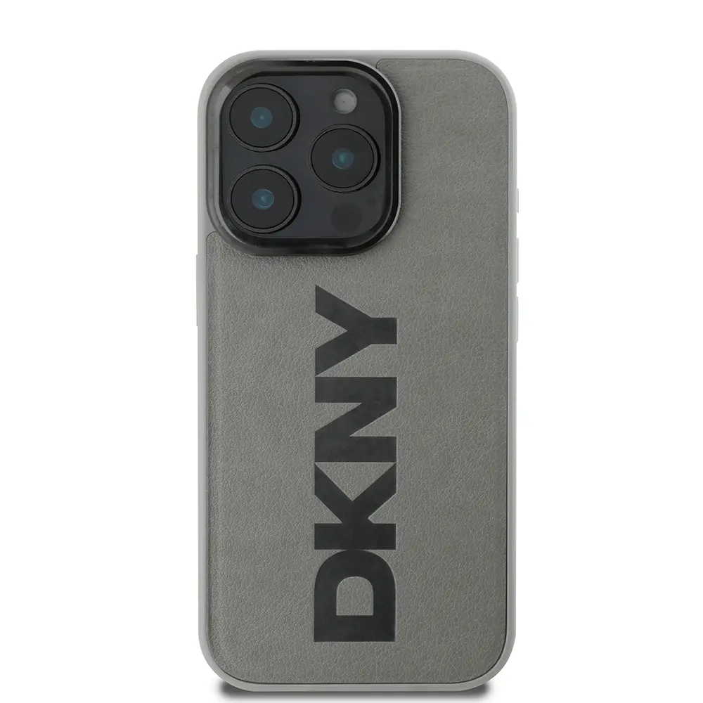 iPhone 16 Pro Max MagSafe Uyumlu PU Deri Kılıf - DKNY Plain