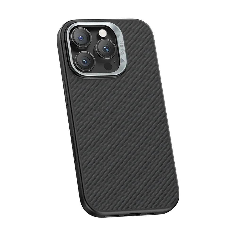 iPhone 16 Pro Max MagSafe Uyumlu Kevlar Kılıf - Benks Hybrid ArmorPro
