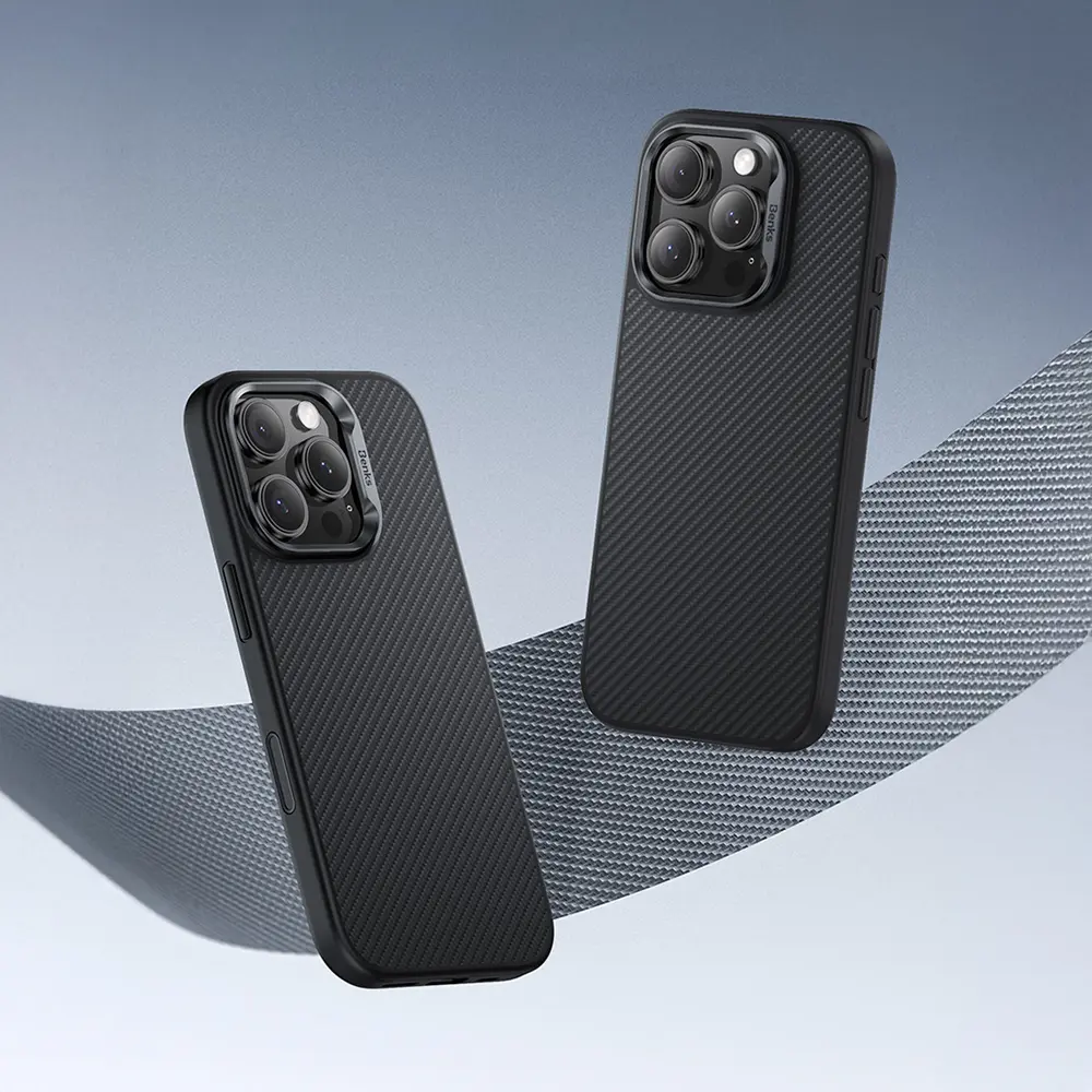 iPhone 16 Pro Max MagSafe Uyumlu Kevlar Kılıf - Benks Hybrid ArmorPro