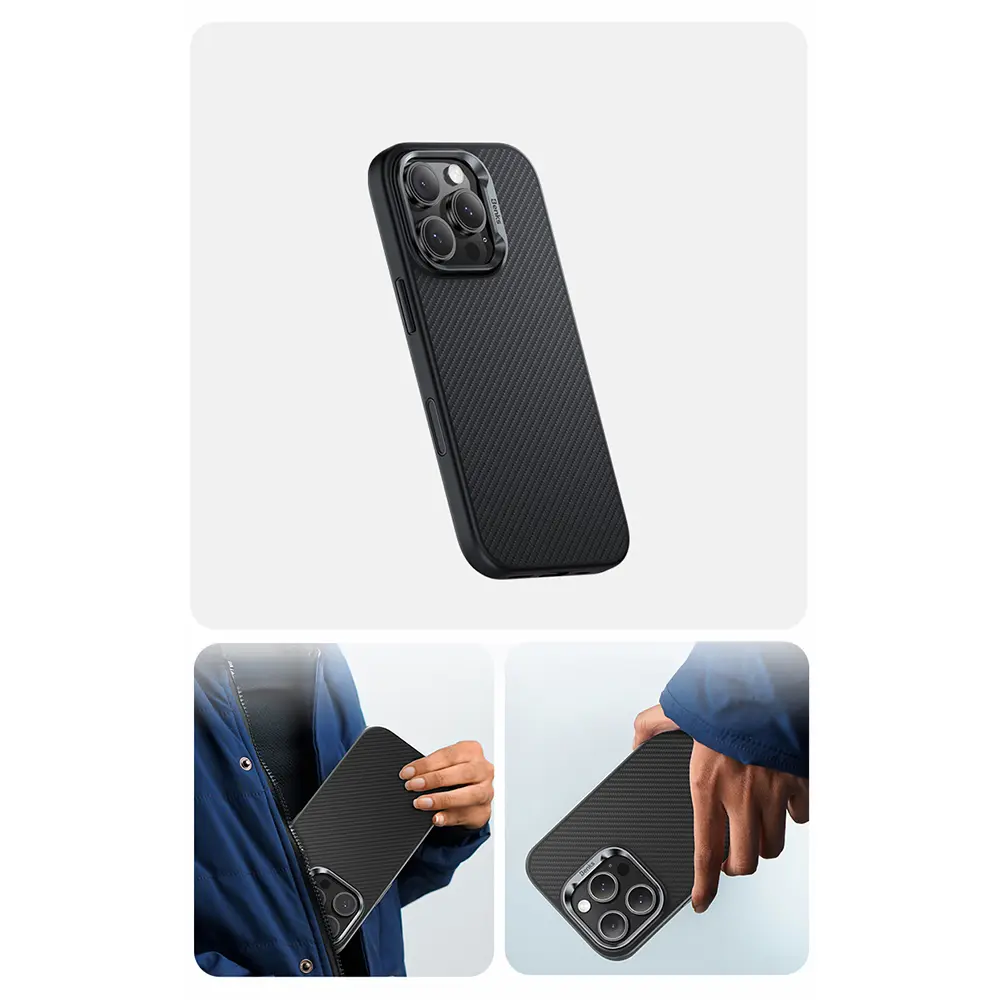 iPhone 16 Pro Max MagSafe Uyumlu Kevlar Kılıf - Benks Hybrid ArmorPro