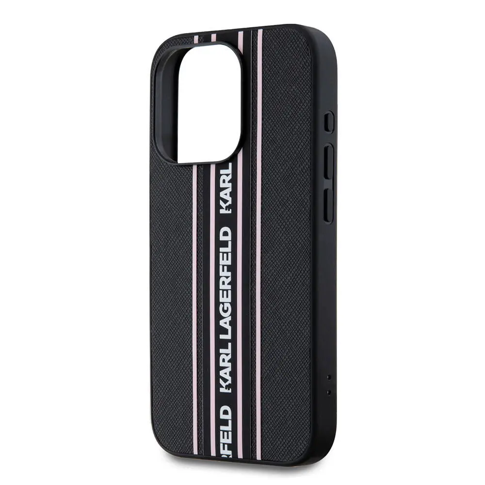 iPhone 16 Pro Max Askılı Saffiano Kılıf - Karl Lagerfeld Athleisure