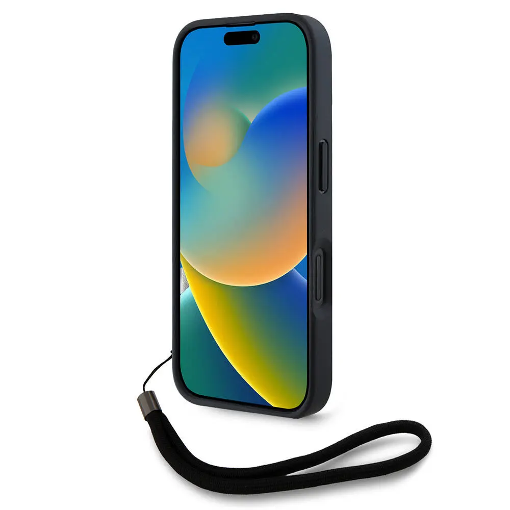 iPhone 16 Pro Max Askılı Saffiano Kılıf - Karl Lagerfeld Athleisure