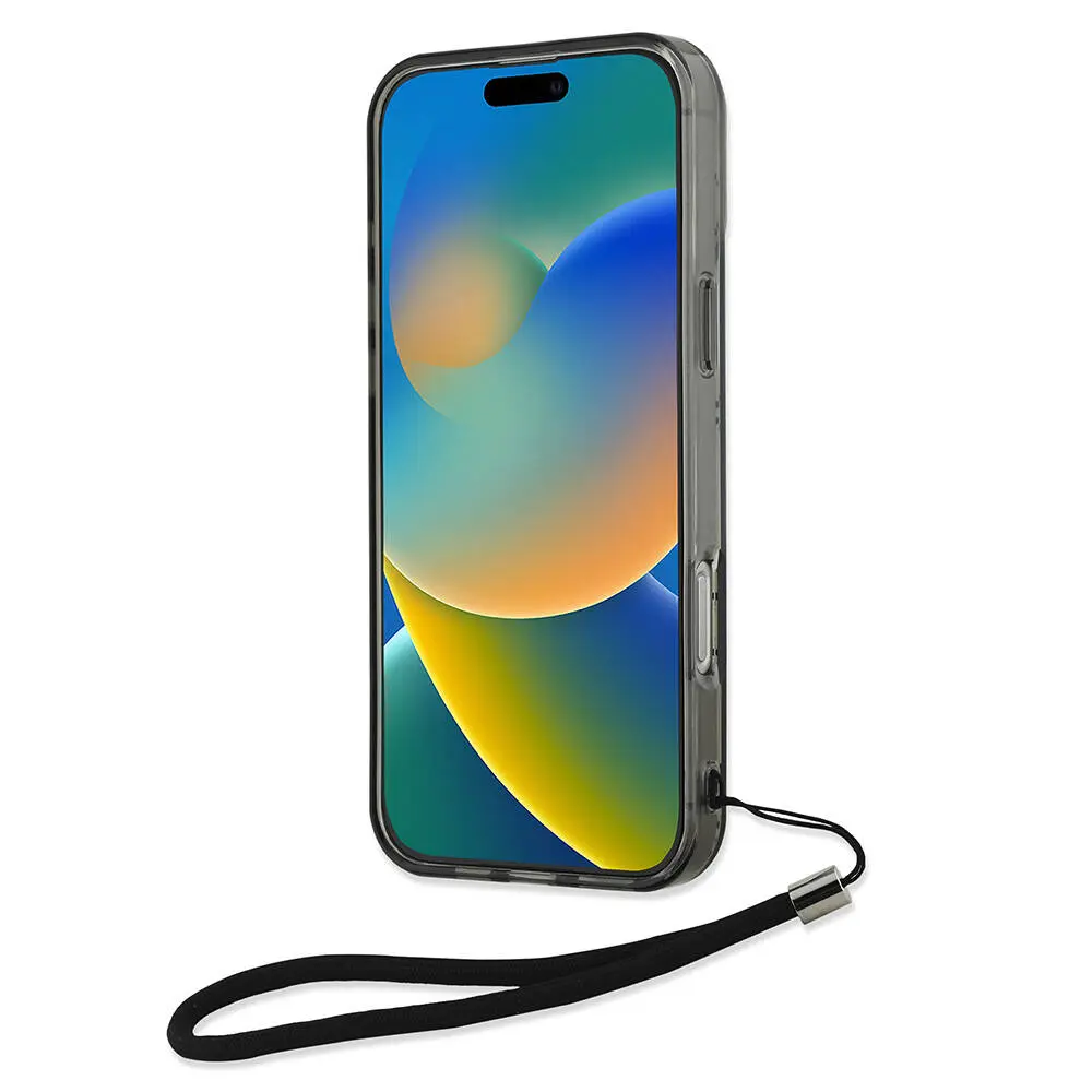iPhone 16 Pro Max Saydam Kılıf, Bilek Askı İpli - Karl Lagerfeld