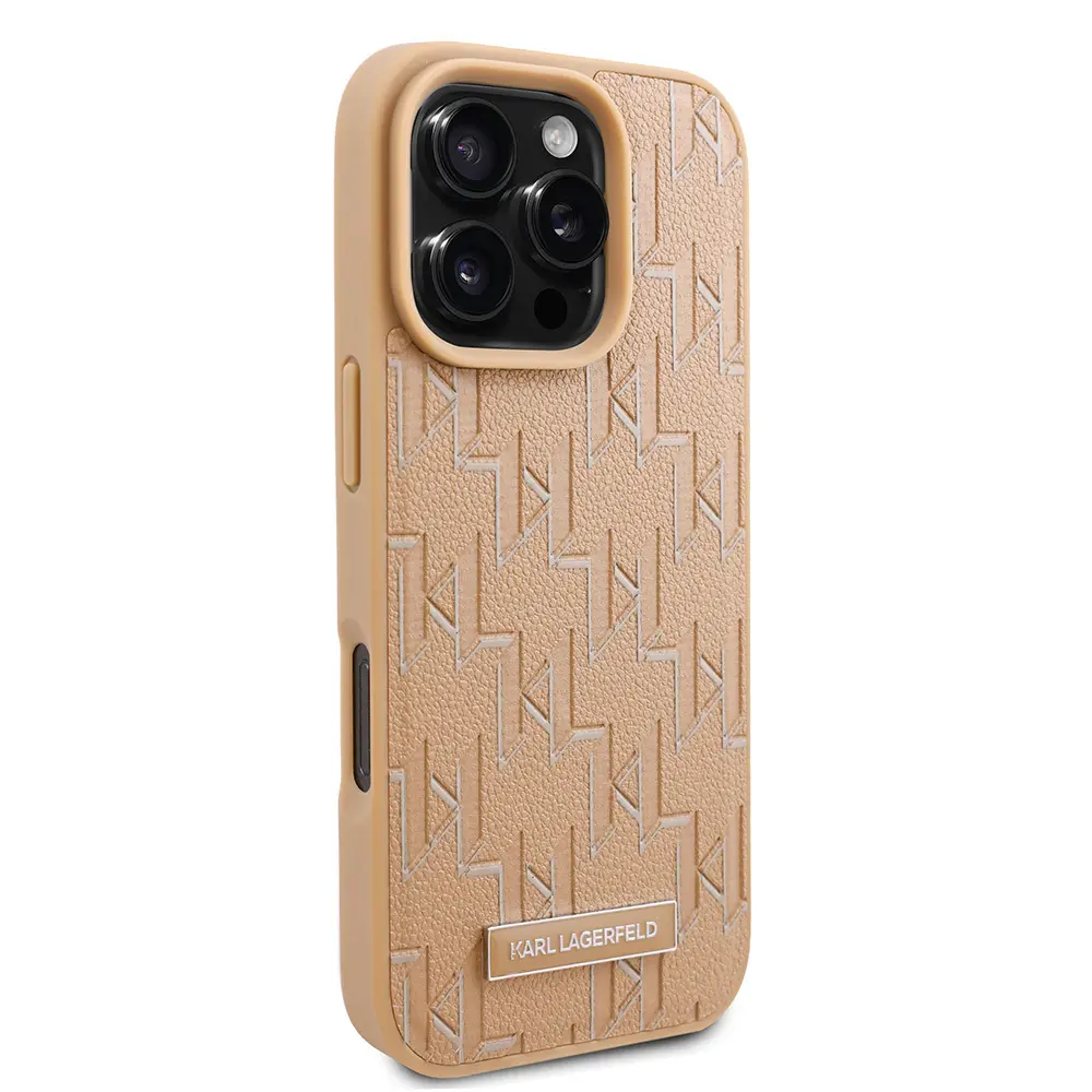 iPhone 16 Pro Max MagSafe Uyumlu Kılıf - Karl Lagerfeld KL Hot Stamp