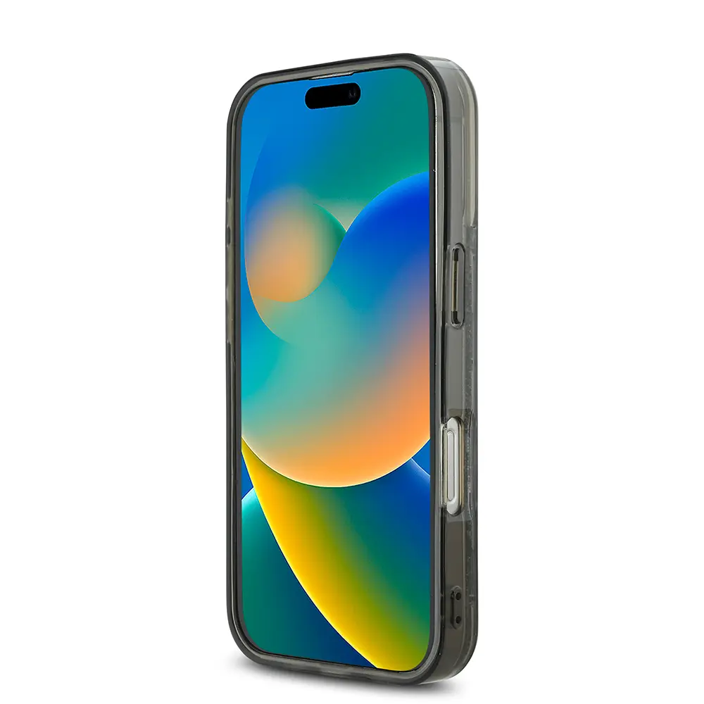 iPhone 16 Pro Max Simli KL Yazılı Monogram Gradient Kılıf - Karl Lagerfeld