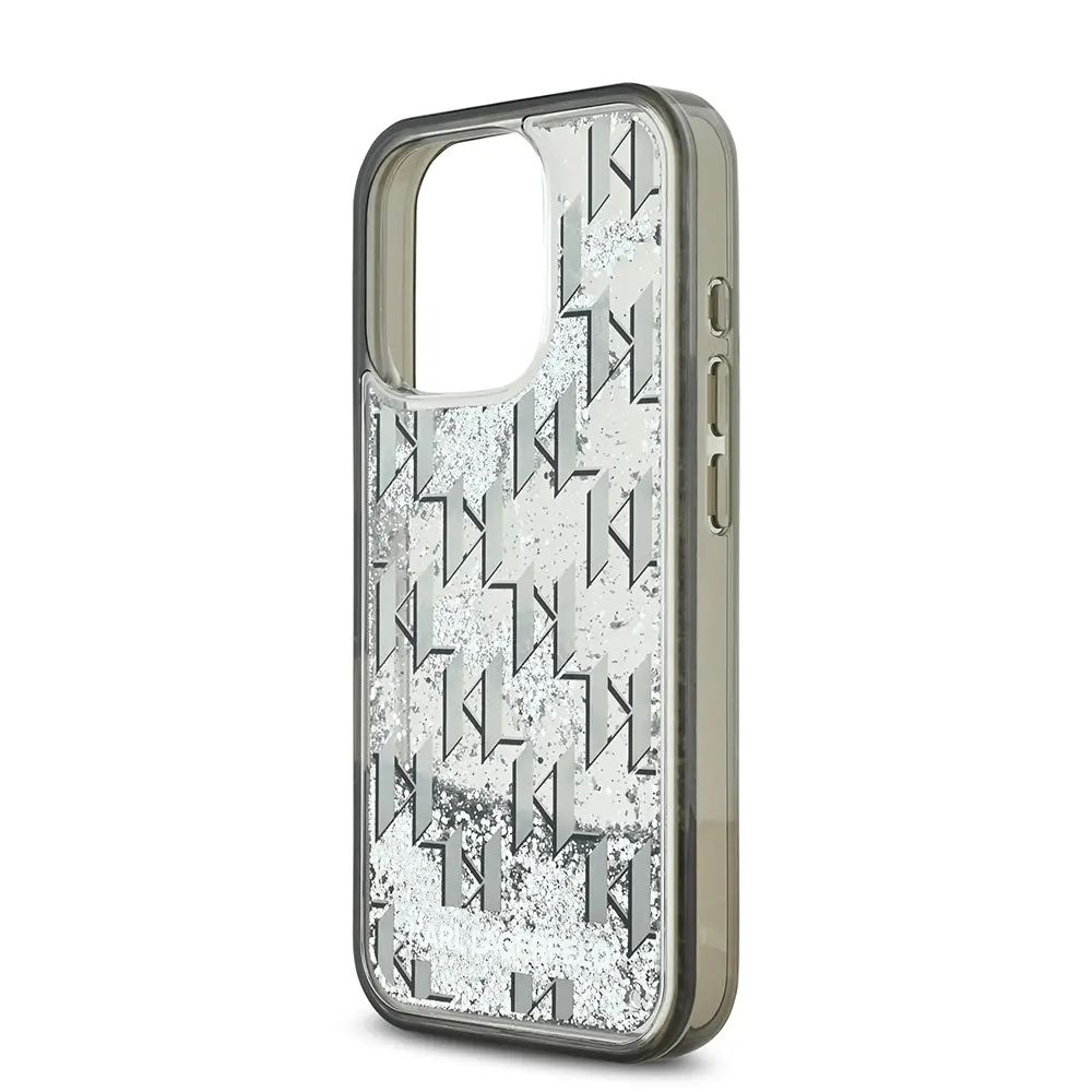 iPhone 16 Pro Max Simli KL Yazılı Monogram Gradient Kılıf - Karl Lagerfeld