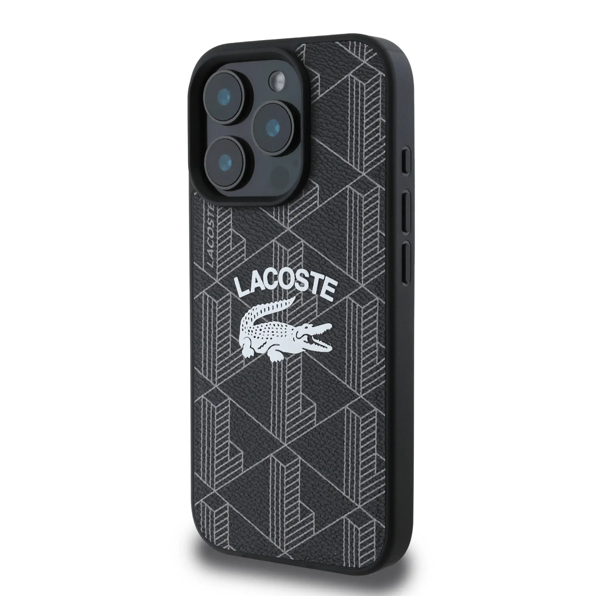 iPhone 16 Pro Max MagSafe Uyumlu Kılıf - Lacoste Mono Vintage Logo