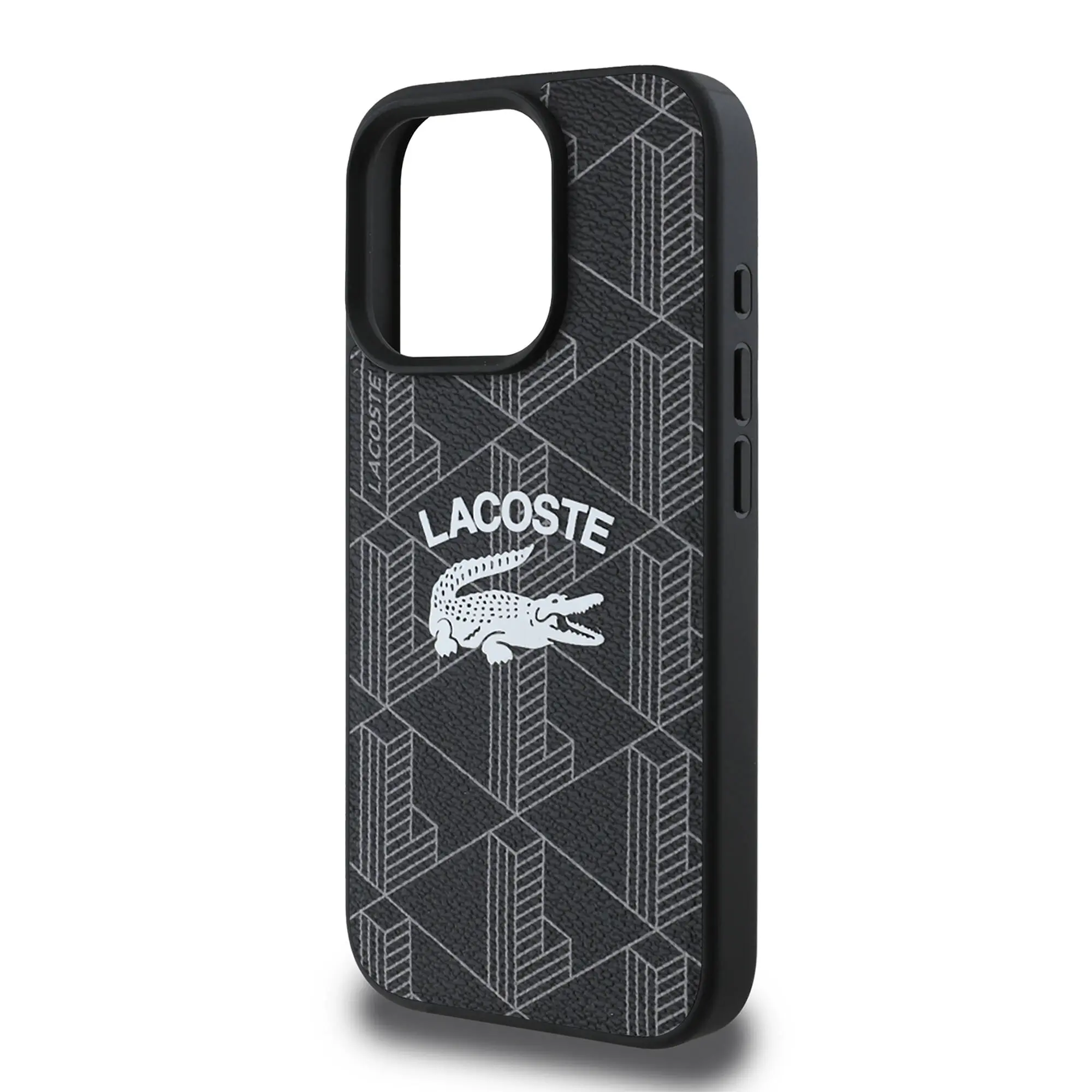 iPhone 16 Pro Max MagSafe Uyumlu Kılıf - Lacoste Mono Vintage Logo