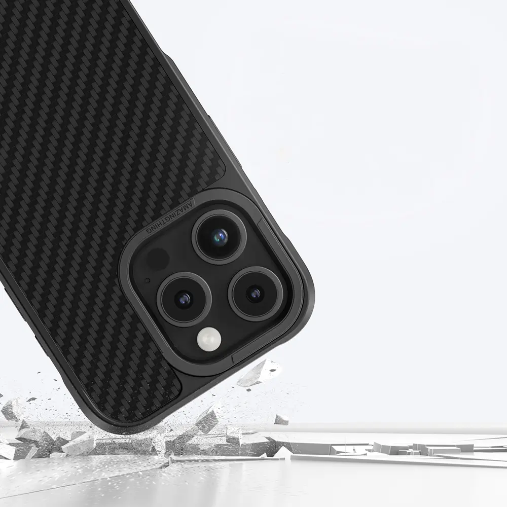 iPhone 16 Pro Max MagSafe Uyumlu Aramid Fiber Kılıf - Amazingthing Titan Max