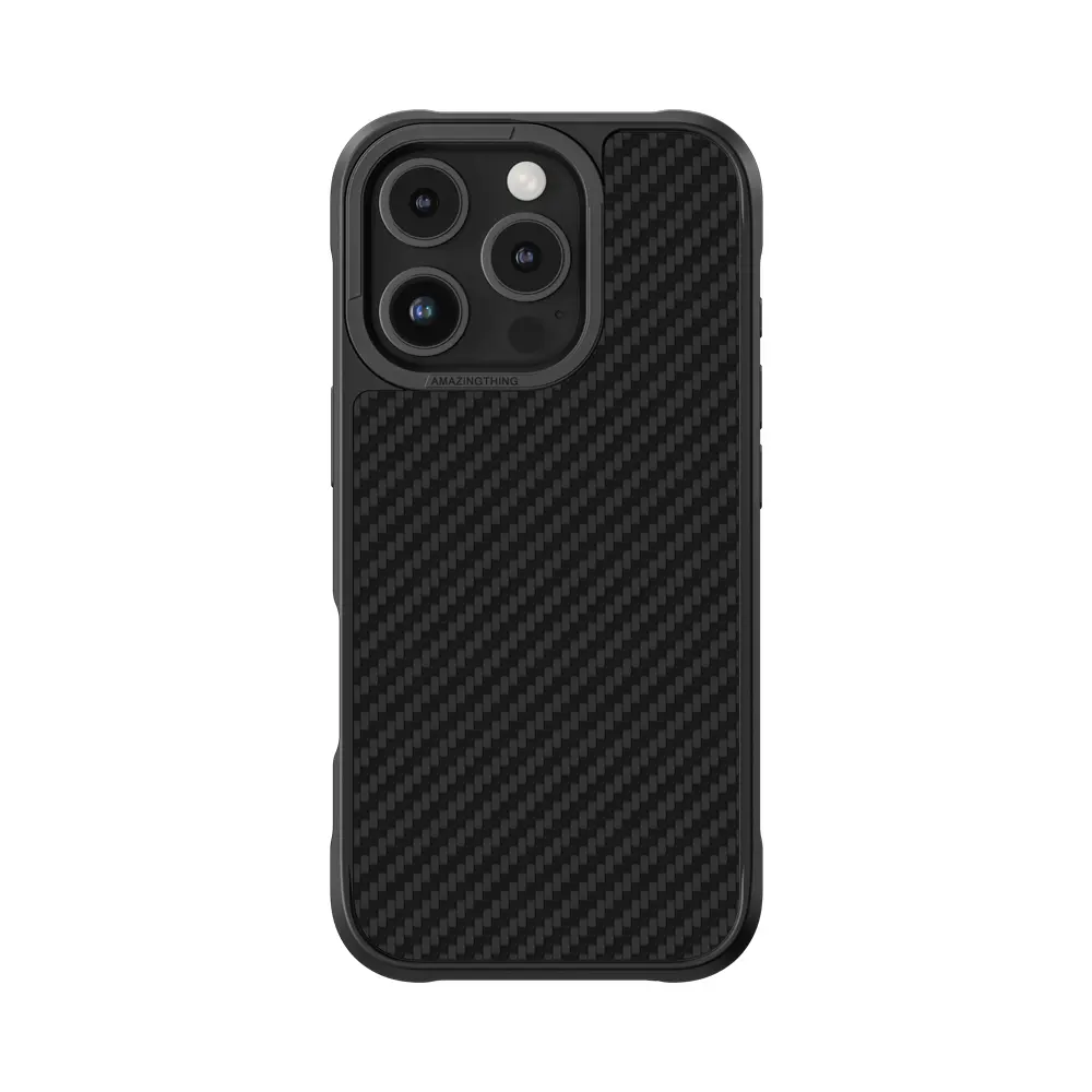 iPhone 16 Pro Max MagSafe Uyumlu Aramid Fiber Kılıf - Amazingthing Titan Max