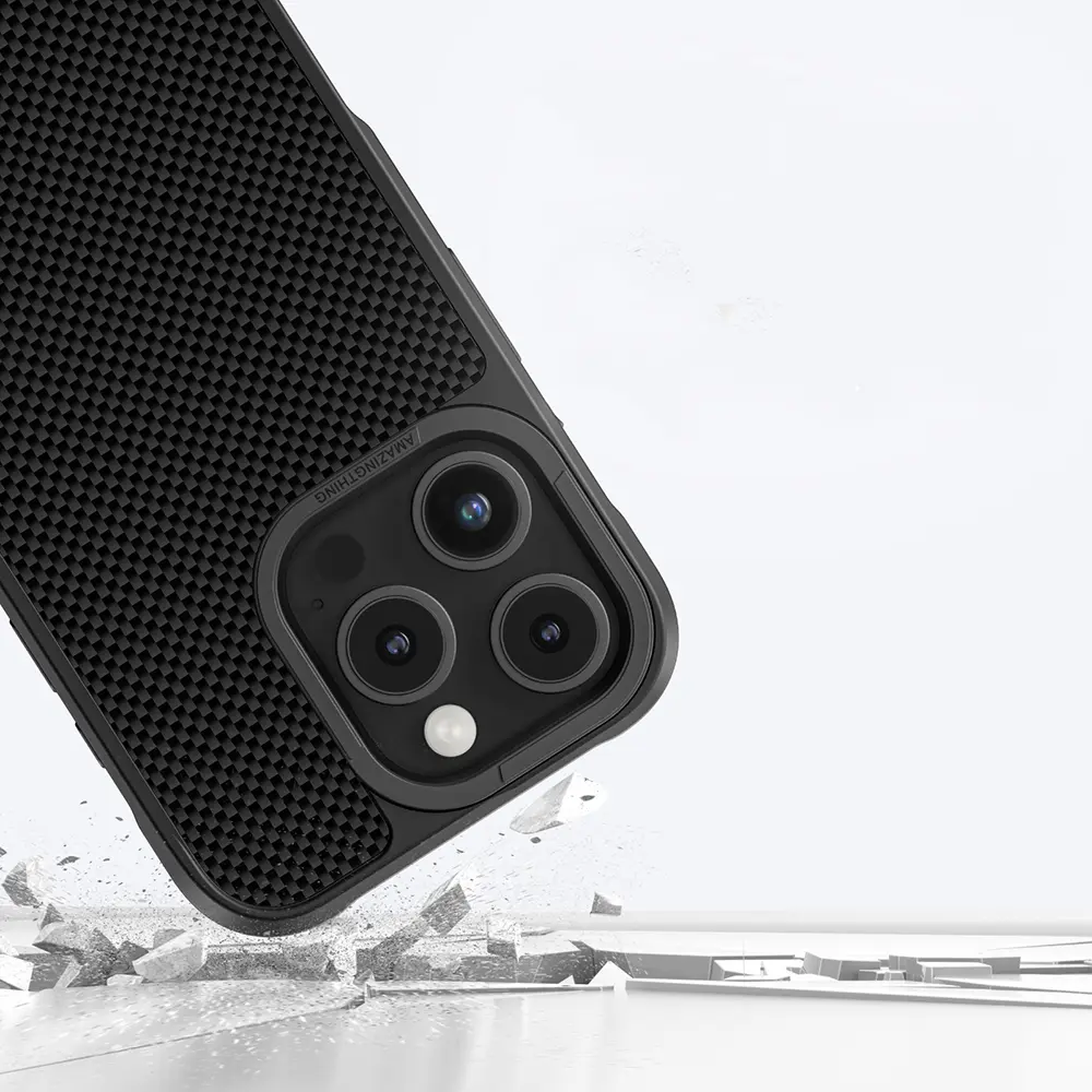iPhone 16 Pro Max MagSafe Uyumlu Aramid Fiber Kılıf - Amazingthing Titan Max