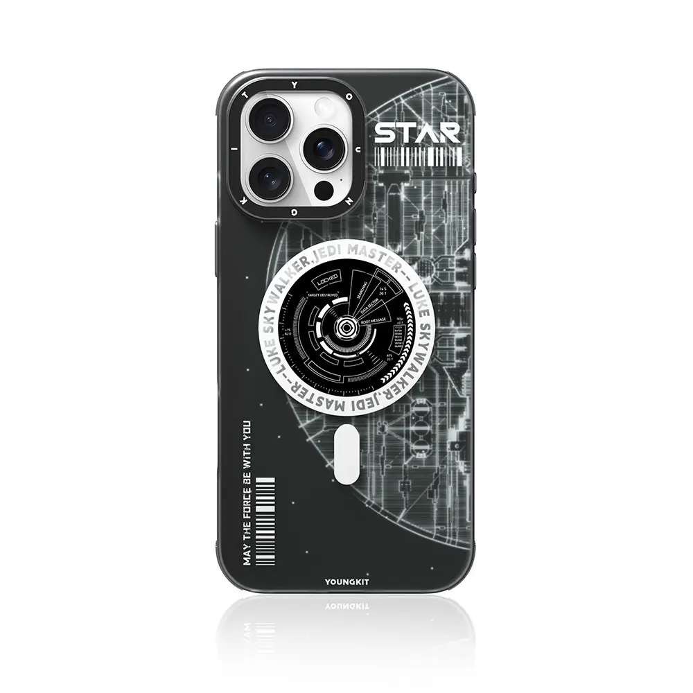 iPhone 16 Pro Max MagSafe Uyumlu Hologram Tasarımlı Kılıf - Youngkit Interstellar
