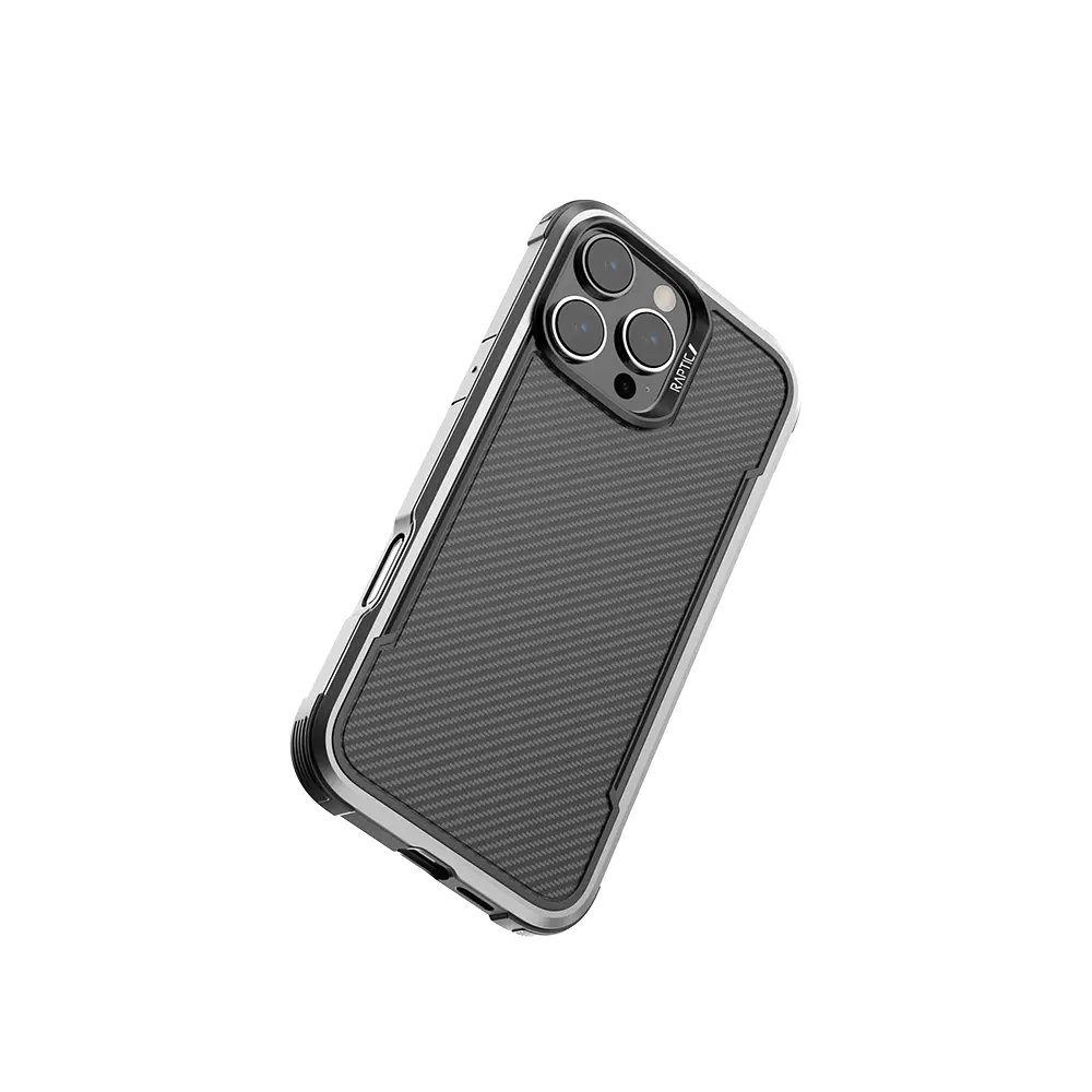 iPhone 16 Pro Max MagSafe Uyumlu Kılıf - Raptic Apex Karbon Fiber Tasarım