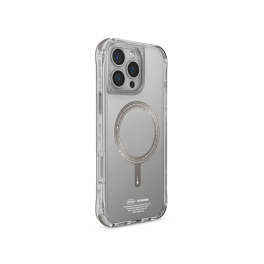 iPhone 16 Pro Max MagSafe Uyumlu Şeffaf Kılıf - Skinarma Saido Prime