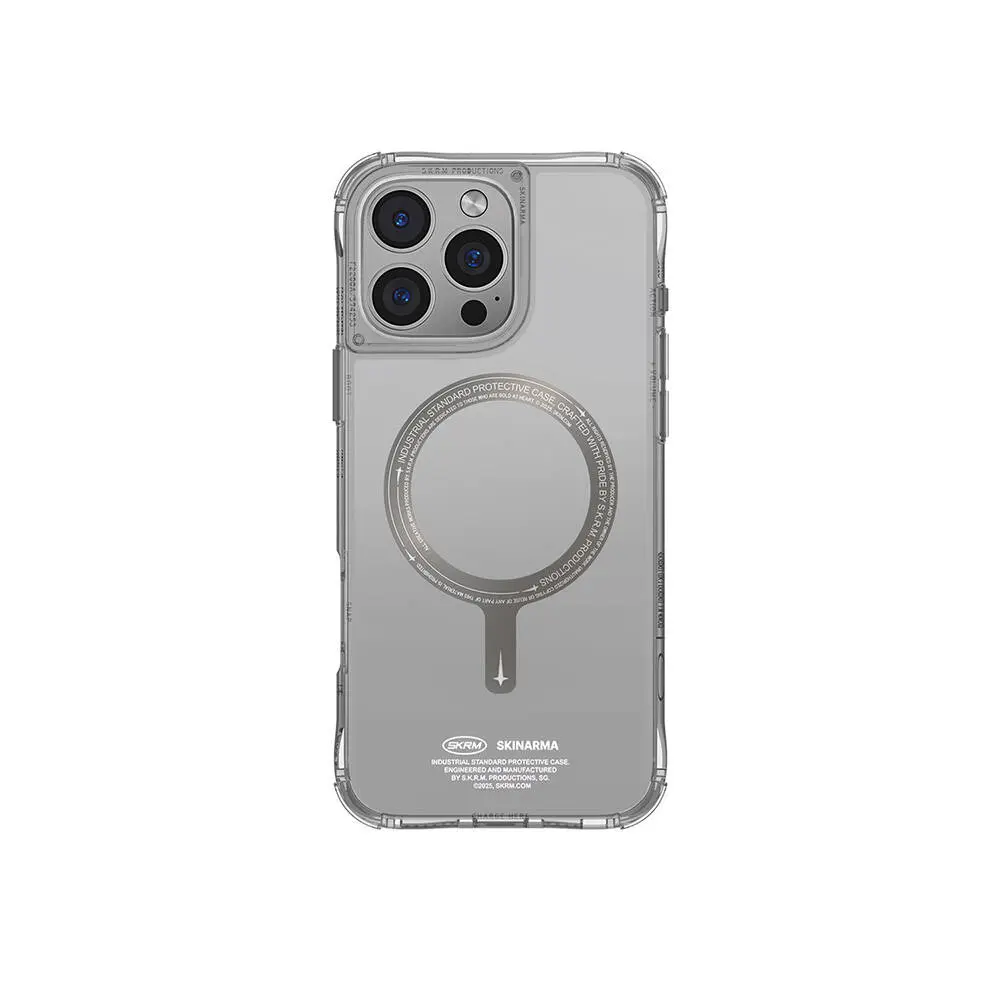 iPhone 16 Pro Max MagSafe Uyumlu Şeffaf Kılıf - Skinarma Saido Prime