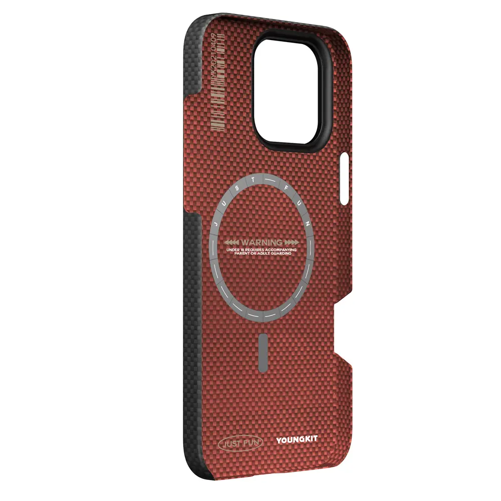iPhone 16 Pro Max MagSafe Uyumlu Aramid Fiber Kılıf - Youngkit Extreme Wing