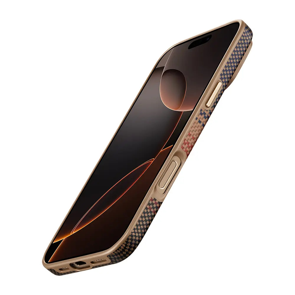 iPhone 16 Pro Max MagSafe Uyumlu Aramid Fiber Kılıf - Pitaka Sunset