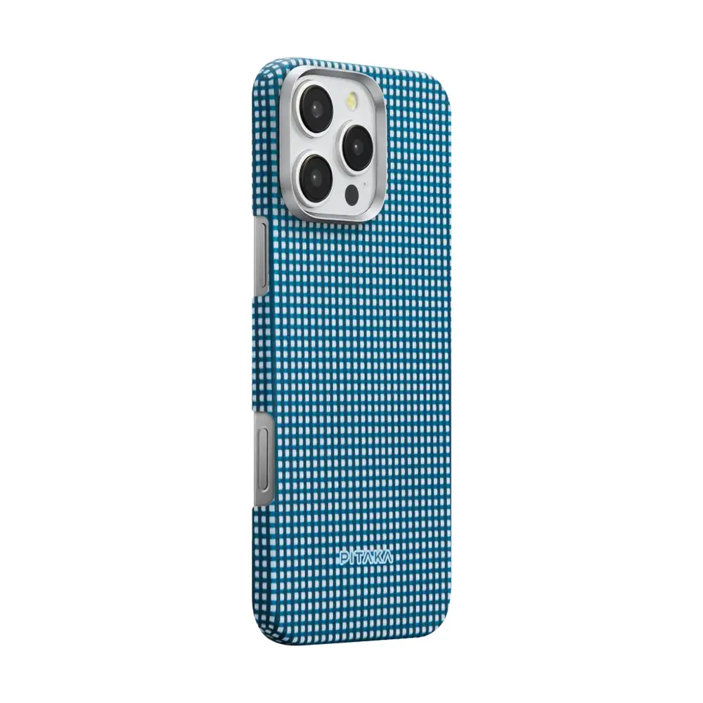 iPhone 16 Pro Max MagSafe Uyumlu Aramid Fiber Kılıf - Pitaka Ultra-Slim Classic