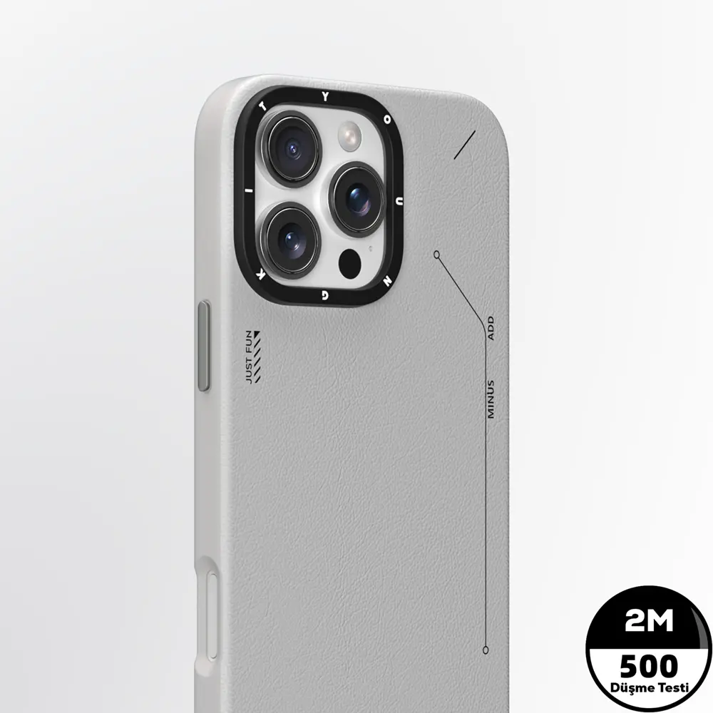 iPhone 16 Pro Max MagSafe Uyumlu Mat Deri Desenli Kılıf - Youngkit Tech Fashion