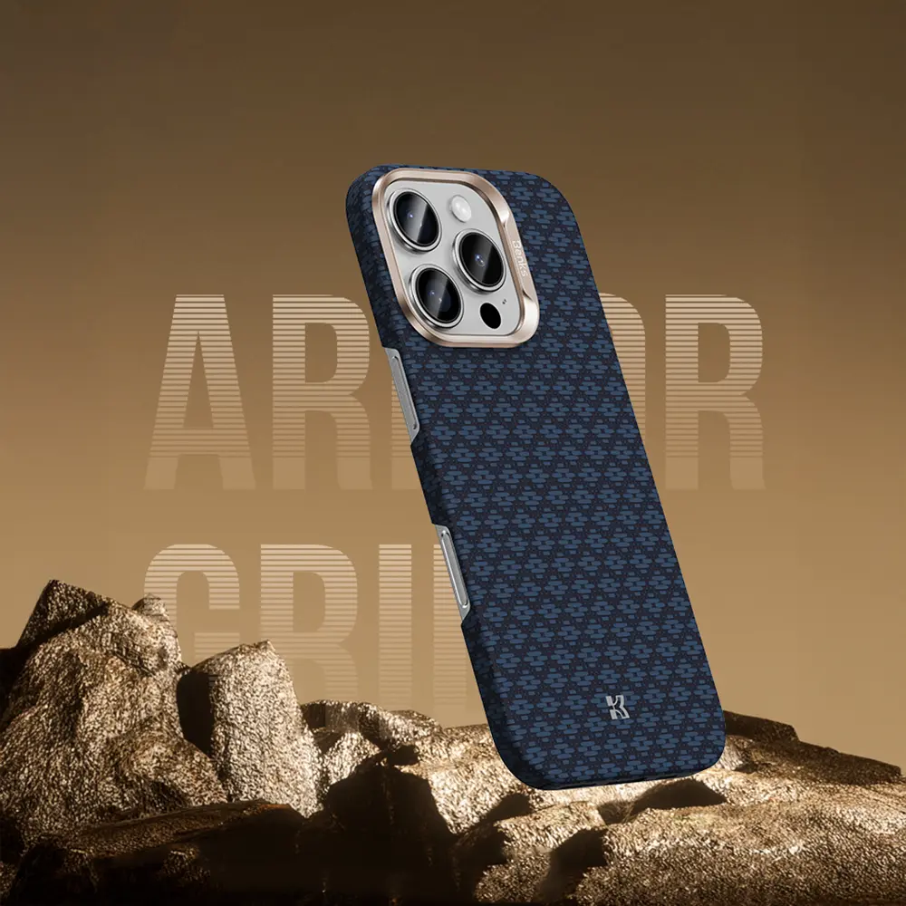 iPhone 16 Pro Max MagSafe Uyumlu Kevlar Kılıf - Benks ArmorAir ArmorGrid
