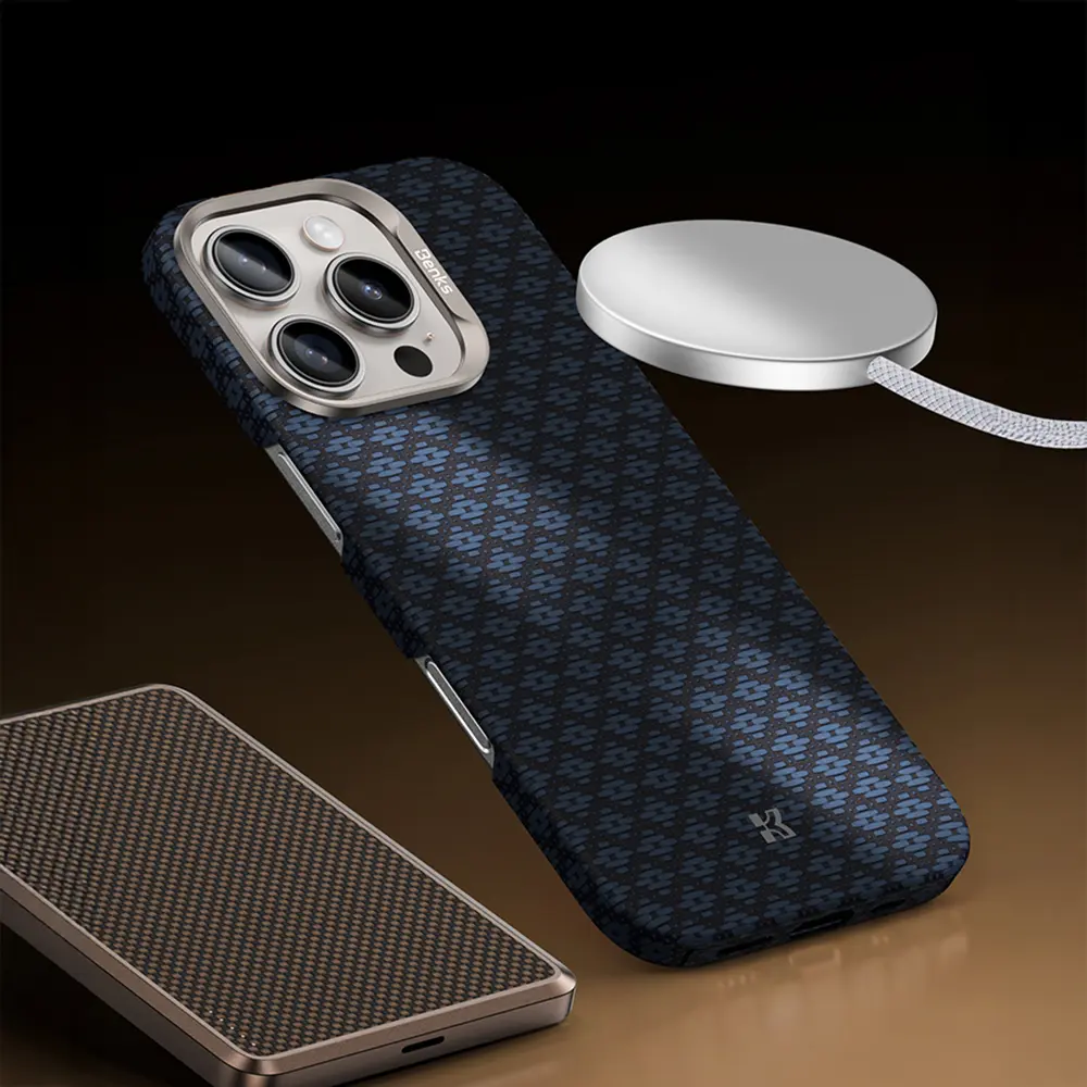iPhone 16 Pro Max MagSafe Uyumlu Kevlar Kılıf - Benks ArmorAir ArmorGrid