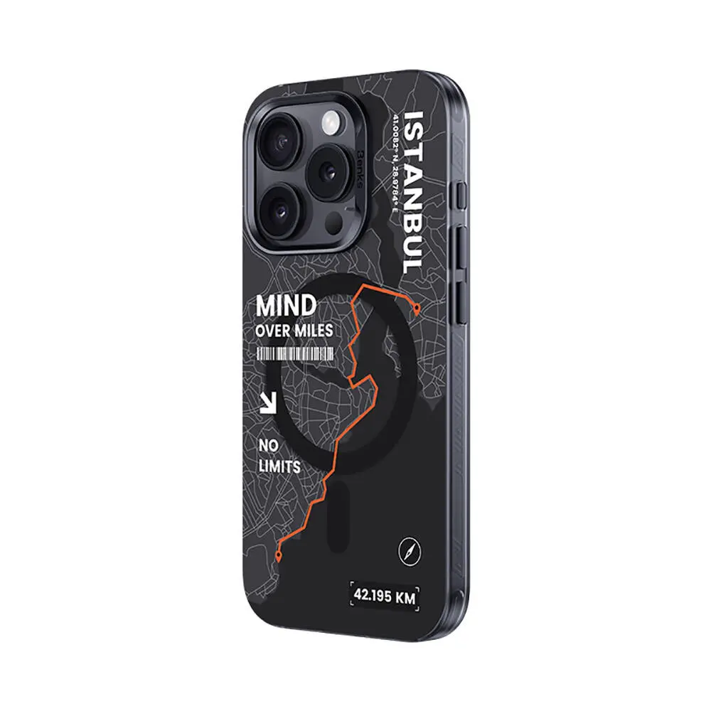 iPhone 16 Pro Max MagSafe Uyumlu Şeffaf Olmayan Kılıf - Benks City Serisi