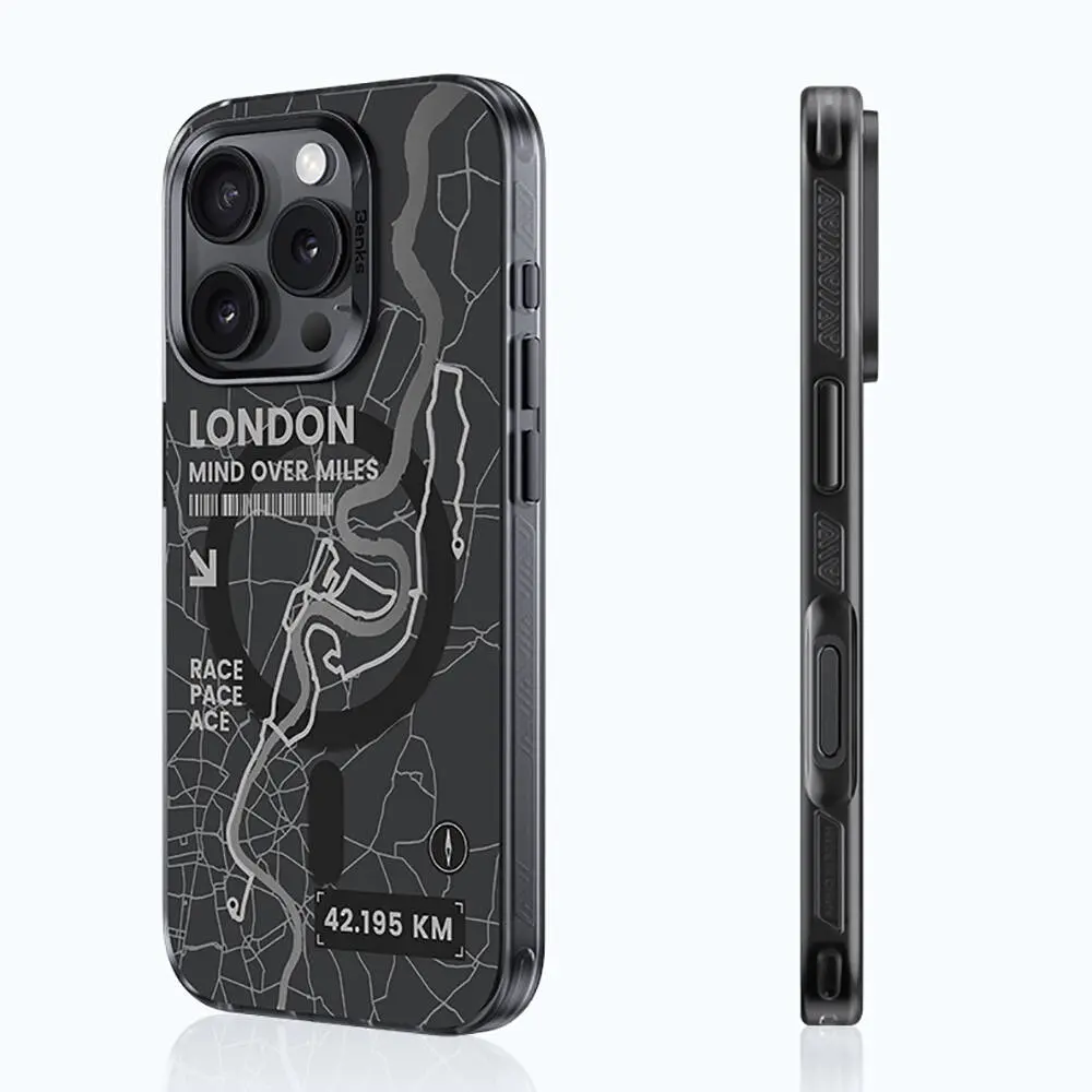 iPhone 16 Pro Max MagSafe Uyumlu Şeffaf Olmayan Kılıf - Benks City Serisi