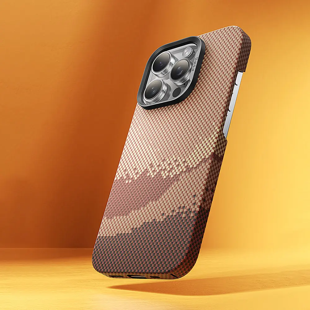 iPhone 16 Pro Max MagSafe Uyumlu Kevlar Kılıf - Benks GoldenTide ArmorAir