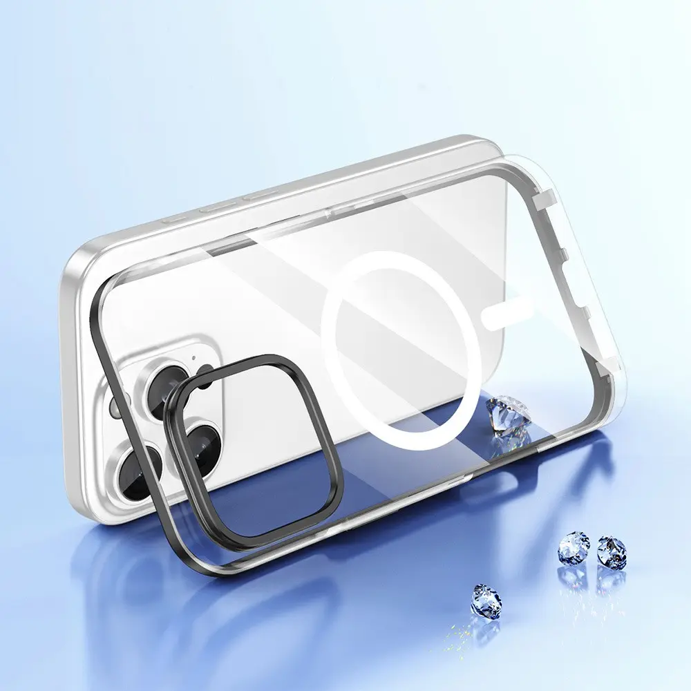 iPhone 16 Pro Max MagSafe Uyumlu Çıkarılabilir Arka Yüzeyli Kılıf - Zore Polar
