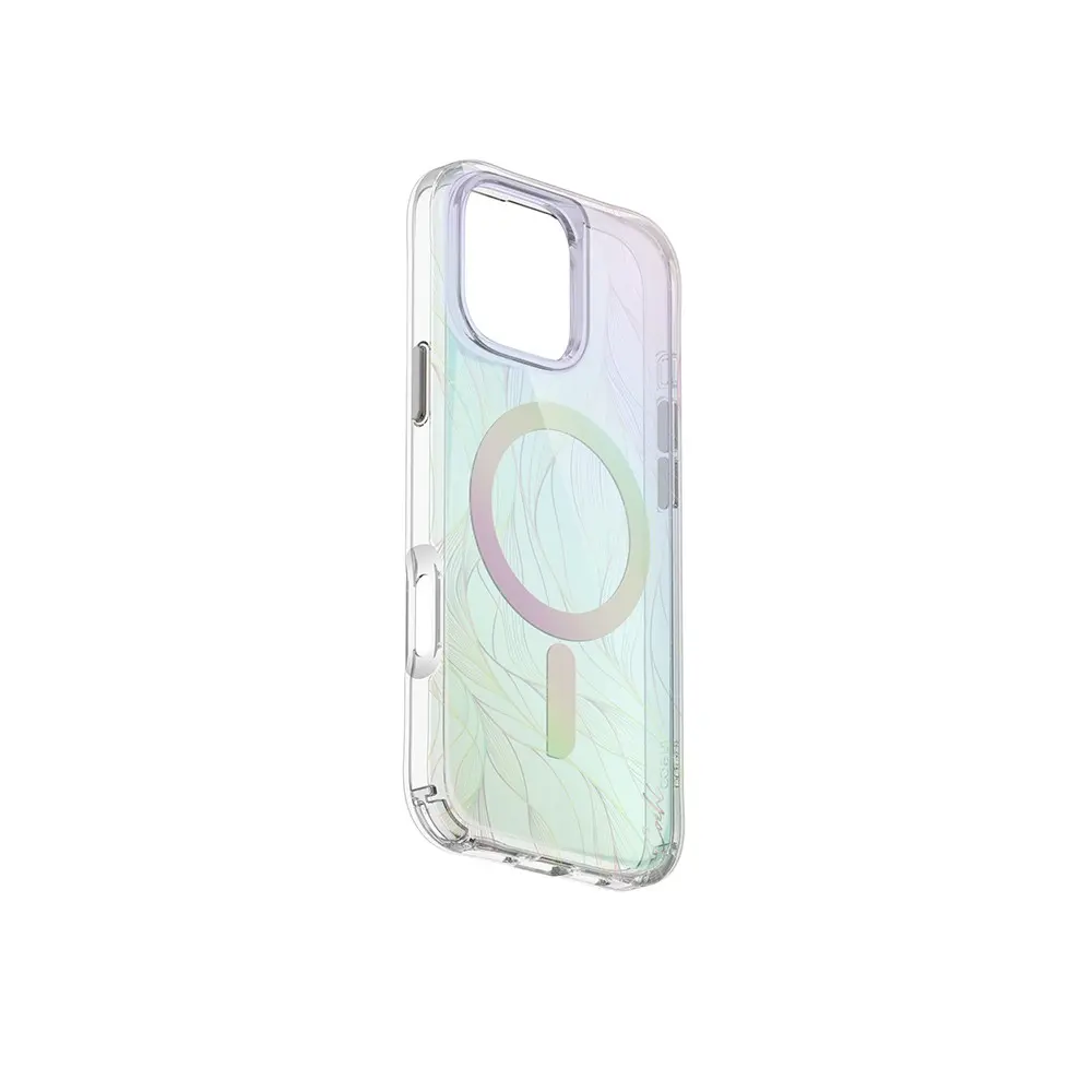 iPhone 16 Pro Max MagSafe Uyumlu Holografik Şeffaf Kılıf - Coehl Willow