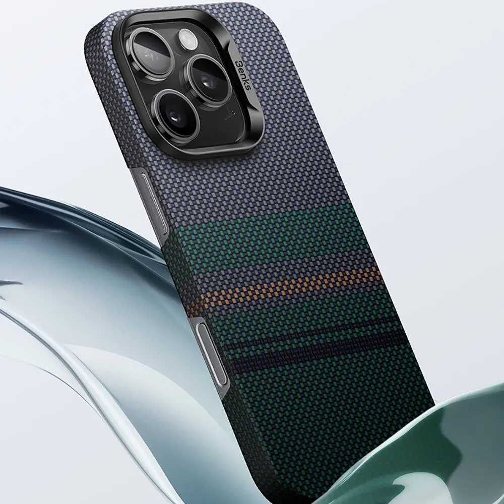 iPhone 16 Pro Max MagSafe Uyumlu Kevlar Kılıf - Benks Aurora ArmorAir