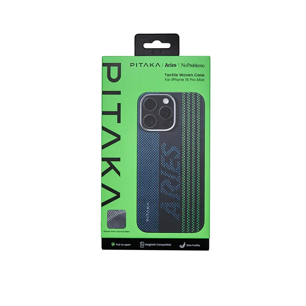 iPhone 16 Pro Max MagSafe Uyumlu Aramid Fiber Kılıf - Pitaka Aries