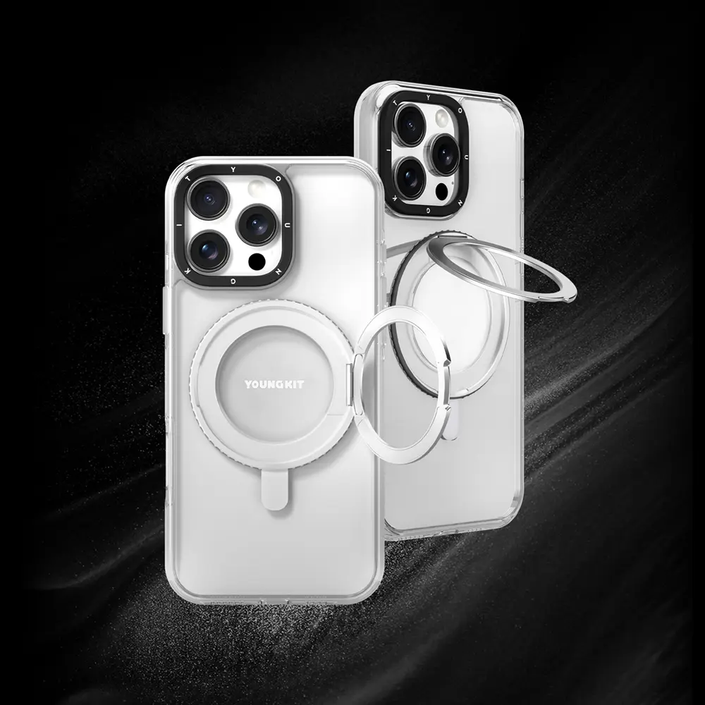iPhone 16 Pro Max MagSafe Uyumlu Şeffaf Kılıf - Youngkit Pivot
