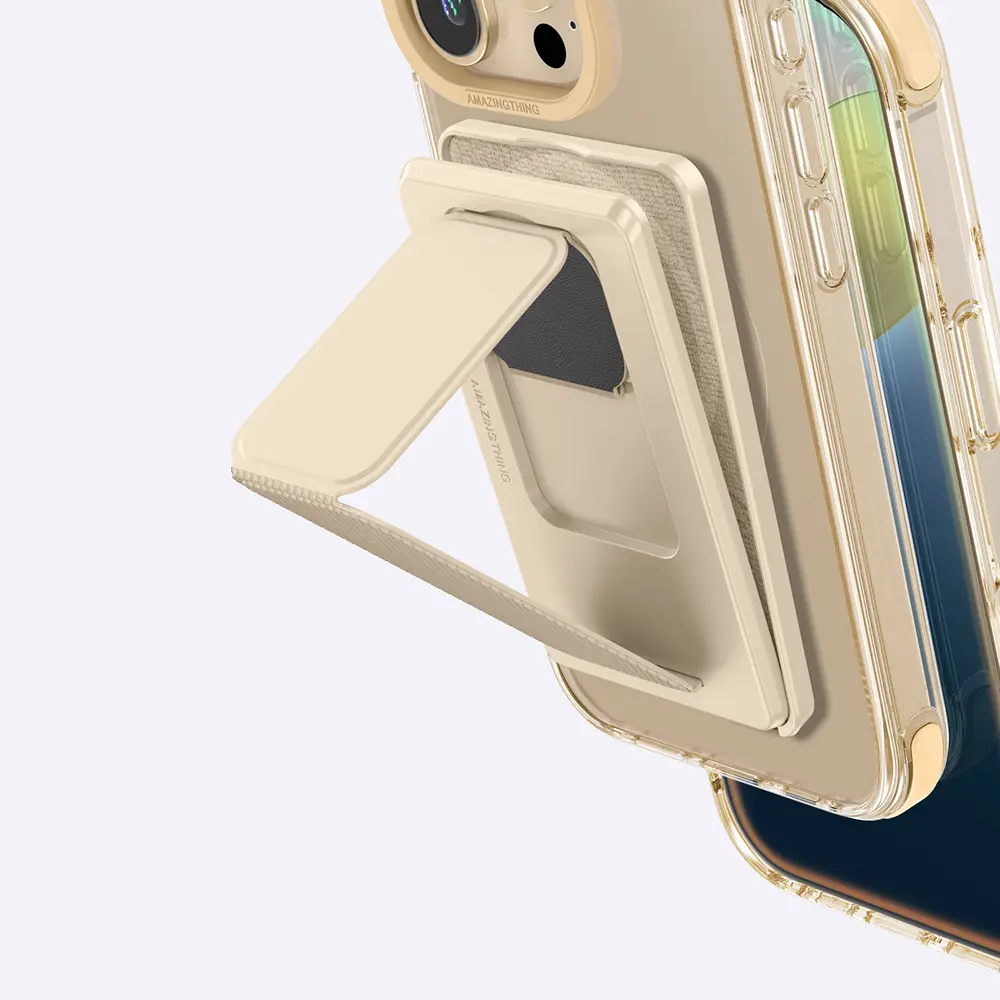 iPhone 16 Pro Max MagSafe Uyumlu Standlı ve Kartlıklı Kılıf - Amazingthing Omni Adventure