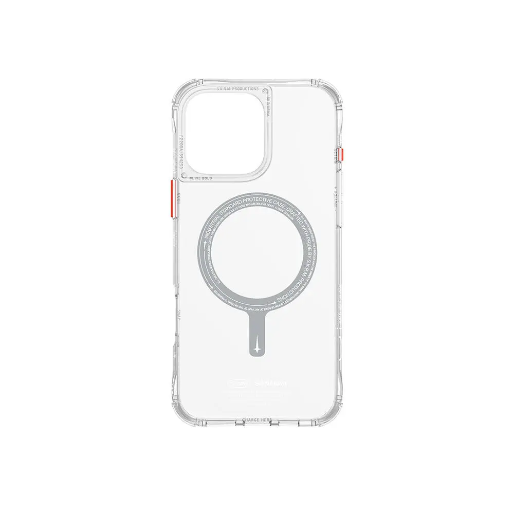 iPhone 16 Pro Max MagSafe Uyumlu Şeffaf Kılıf - Skinarma Saido