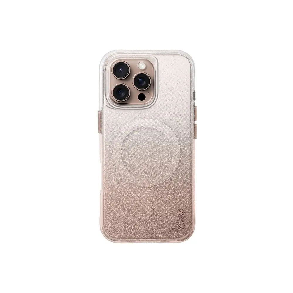 iPhone 16 Pro Max MagSafe Uyumlu Simli Kılıf, Askı İpli - Coehl Lumino