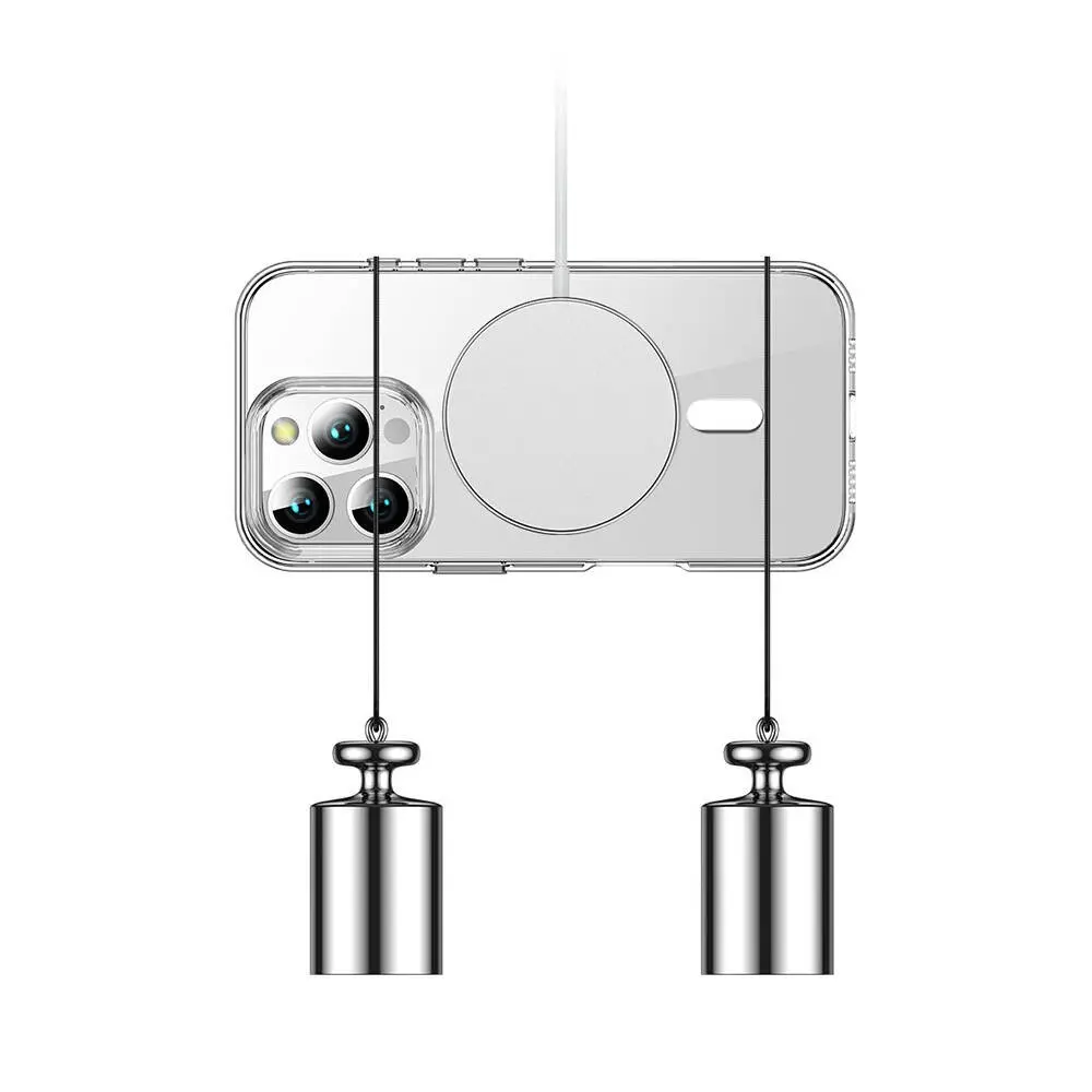 iPhone 16 Pro Max MagSafe Uyumlu Şeffaf Sert PC Kılıf - Wlons Pita