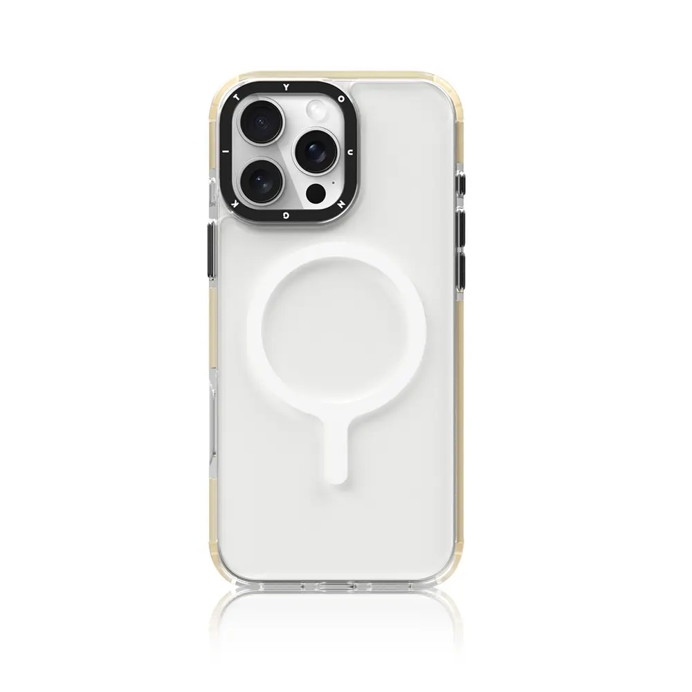iPhone 16 Pro Max MagSafe Uyumlu Şeffaf Kılıf - YoungKit Crystal Color