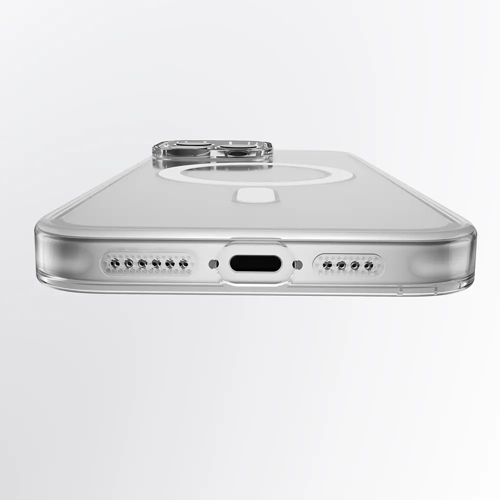 iPhone 16 Pro Max MagSafe Uyumlu Şeffaf Kılıf - Youngkit Ice
