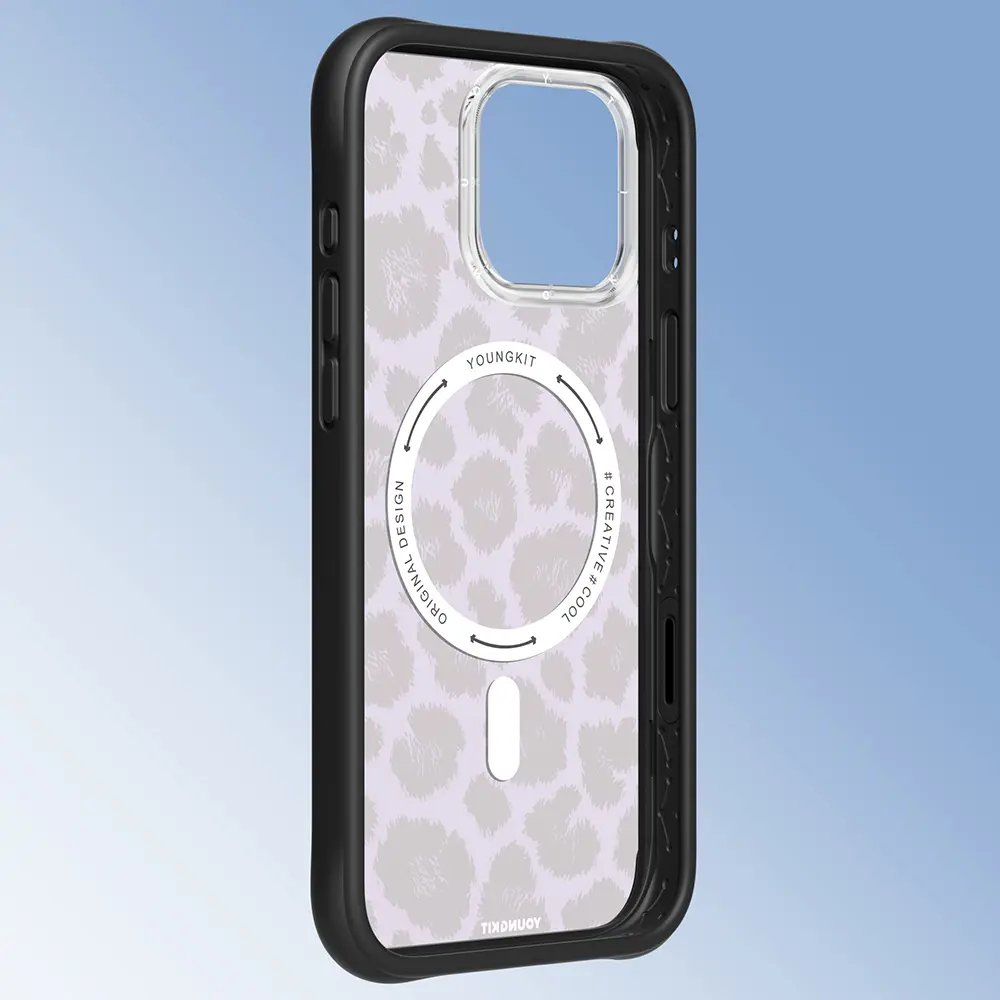 iPhone 16 Pro Max MagSafe Uyumlu Kılıf - Youngkit Leopard Serisi