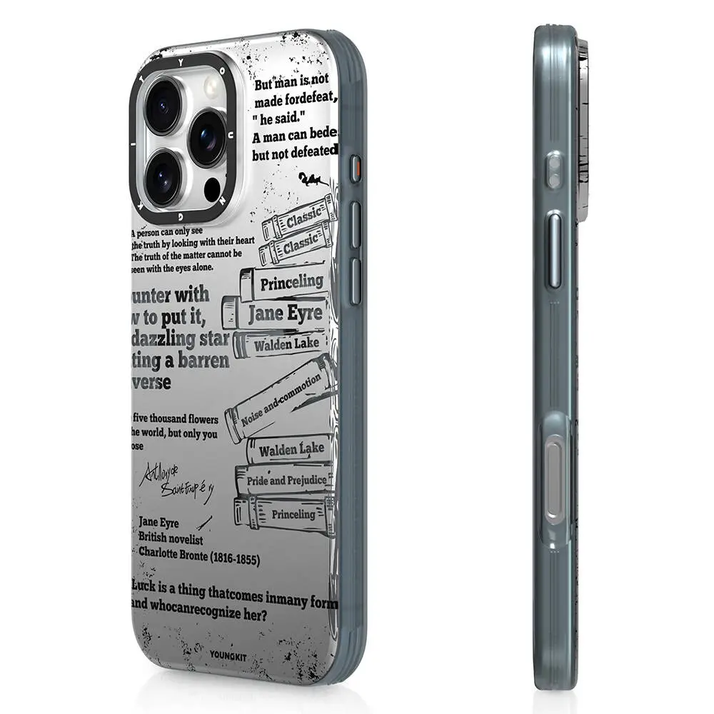 iPhone 16 Pro Max MagSafe Uyumlu Kılıf - Youngkit Literary Classic