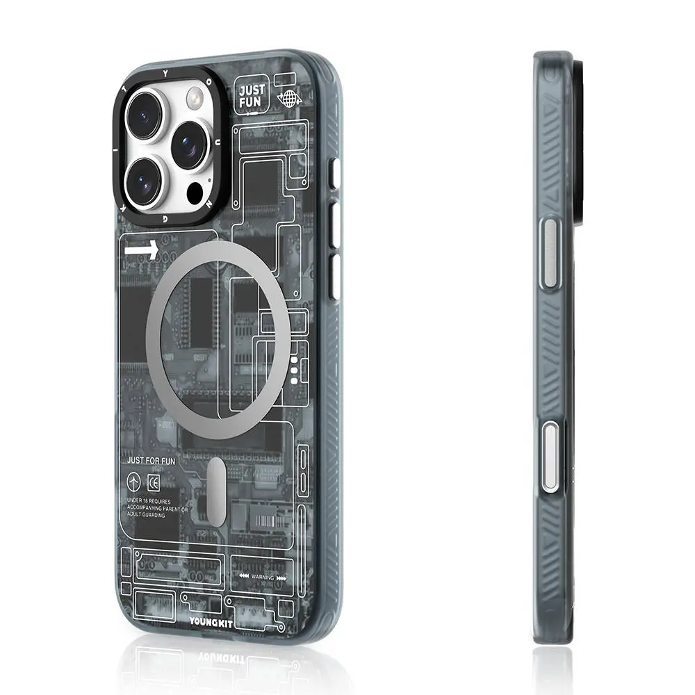 iPhone 16 Pro Max MagSafe Uyumlu Kılıf - Youngkit Technology Serisi